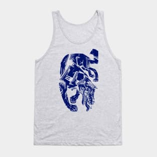 Hound Glyph - Blue - Tank Top